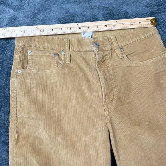 J.Crew Womens Corduroy Vintage Pants Size 30P Tan Casual Comfort Career - Picture 7 of 16